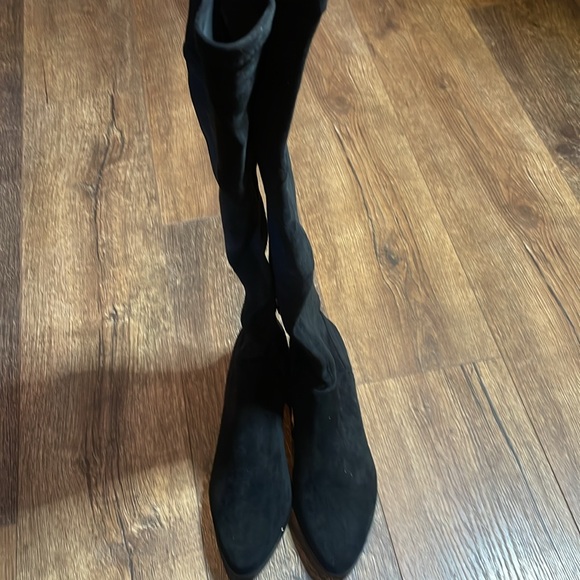 Black micro suede dolce vita knee high Steely boot size 9 new in box - Picture 3 of 7